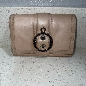 Coach SoHo Pebbled Leather Trifold Wallet